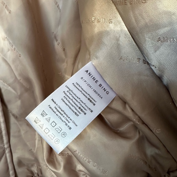 Anine Bing Leon Bomber Jacket In Sepia - Picture 2 of 7